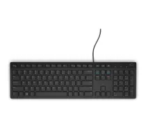 Dell KB216 Standard, Wired, Keyboard layout EN/RU, Black, Russian, Numeric keypad, 503 g 580-ADGR