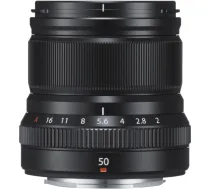 Fujifilm Fujinon XF 50mm f/2 R WR objektīvs, melns 16536611