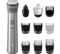 PHILIPS MG5920/15 Multigroom series 5000 9-in-1 trimmeris sejai, matiem un ķermenim, melns un tērauda MG5920/15