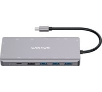 CANYON hub DS-12 13in1 4k USB-C Dark Grey CNS-TDS12