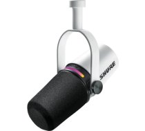 Shure MV7+-W - lectern/vocal microphone with XLR/USB-C connector, white 010-03-663