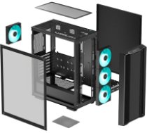 DeepCool CC560 V2 Midi Tower Black R-CC560-BKGAA4-G-2