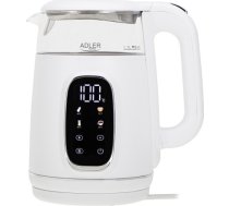 ADLER AD 1305 electric kettle white/silver AD 1305WS