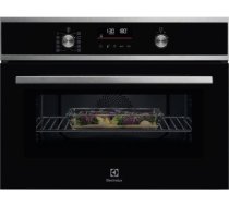 Electrolux EVL6E49X Mikroviļņu krāsns 600.sērijas „CombiQuick“ Viegli tīrāma emalja kompakta cepeškrāsns EVL6E49X