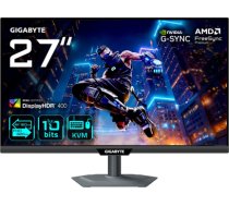GIGABYTE M27UP 27” 4K UHD Gaming Monitor - Dual Mode (4K 160Hz or FHD 320Hz), 3840 x 2160, 1ms, 350 cd/m², FreeSync Premium Pro, DisplayHDR400, HDMI 2.1, Displayport 1.4 M27UP