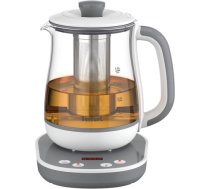 TEFAL Tastea Kettle BJ551B10 Tea Kettle 1400 W 1.5 L Glass 360° rotational base Grey/White BJ551B10