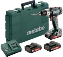 Akumulatora triecienskrūvgriezis Metabo SB 18 L SET; 18V; 3x2 Ah; LED 602317540