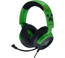Razer Gaming Headset Kraken V4 X Wired Over-Ear Microphone Minecraft Edition RZ04-05180200-R3M1