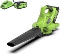 Akumulatora lapu pūtējs Greenworks GD40BVIIK4; 40 V; 1x4,0 Ah akum. GD40BVIIK4
