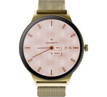 Išmanusis laikrodis su lietuvišku meniu GARETT Verona 2 Glow Gold Mesh steel VERONA 2 GLOW GOLD MESH STEEL
