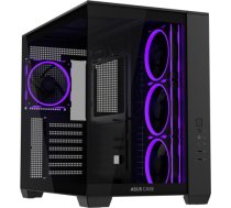 Case ASUS ATX/micro ATX/Mini-ITX Black PC A32PLUSTGARGBBLACK A32 PLUS TG ARGB BLACK