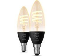 Philips Hue White Ambiance, E14, filament, white, 2 pcs - Smart light 929003145202