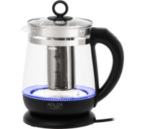Adler Kettle AD 1299 Electric 2200 W 1.5 L Glass 360° rotational base Black AD 1299B