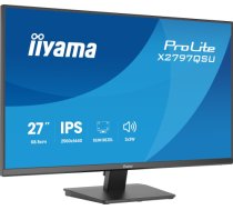 Iiyama ProLite X2797QSU-B1 (68.5 cm (27 inches), black (matt), QHD, IPS, HDMI, DP, USB hub, speakers) X2797QSU-B1