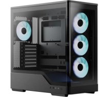 Aerocool P500A-BK-v1, Tower Case, Black, Tempered Glass x 2 ACCM-PN08143.11