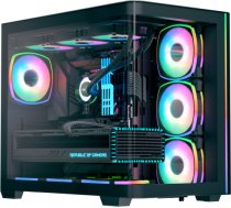 Aerocool P500C EVO-G-BK-v1, tower case Black, Tempered Glass x 2 ACCM-PN03043.11