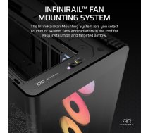 Corsair 4500X RS-R ARGB Tempered Glass Mid-Tower, Black Midi Tower CC-9011314-WW
