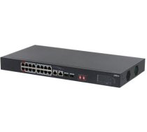 Switch DAHUA S3218-16ET-135 Switch type Unmanaged Switch layer L2 Rack mounting Yes Stackable Yes Form factor 1U 16xRJ-45 ports RJ-45 Ports Type Gigabit Ethernet (10/100/1000) 2xSFP module slots quantity Power over Ethernet (PoE) Yes 2xPower over Ethernet S3218-16ET-135