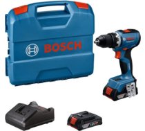 Urbjmašīna-skrūvgriezis Bosch GSR 18V-65; 18 V; 2x2,0 Ah akum. 06019N3000