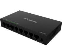 Lanberg Switch 8x1GB/s Unmanagment Gigabit Ethernet Desktop 12V metal case DSM1-1008 DSM1-1008