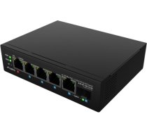 Lanberg Switch PoE 1xBT 3xAT SFP/ETH Din Unmanagment Fast Ethernet ILFE-4P-1GE-1S-90 ILFE-4P-1GE-1S-90
