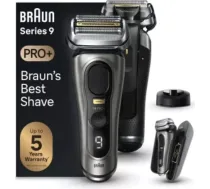 Braun Series 9 Pro+ 9525s Wet & Dry folijas skuveklis trimmeris metāliskais 9525S