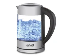 Adler AD 1247 Stainless steel/Transparent, 1850 - 2200W 1.7L Tējkanna AD1247NEW