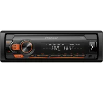 Pioneer MVH-S120UBA MOSFET 4x50W; USB,FLAC,MP3 ;FM;AUX in;1xRCA; balts/oranžs apgaismojums . MVH-S120UBA