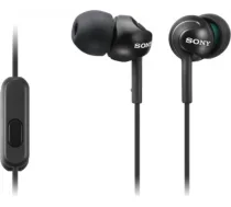 Sony In-ear austiņas EX series, Black Sony MDR-EX110AP In-ear, Black MDREX110APB.CE7