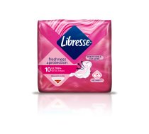 LIBRESSE Ultra Plus Wing paketes, 10 gab