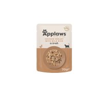 Applaws kaķu mitrā barība paciņā vista/rīsi buljonā 70g