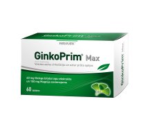 WALMARK Ginko Prim Max 60mg tabletes, 60 gab.