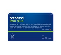 ORTHOMOL Iron Plus kapsulas, 60 gab