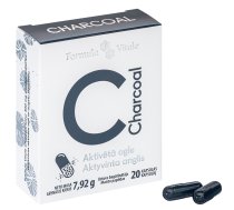 FORMULA VITALE Aktivētā Ogle 300mg kapsulas, 20 gab.