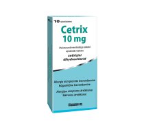 CETRIX 10MG TABLETES N10