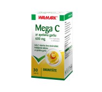 WALMARK Mega C vitamīna tabletes ar apelsīnu garšu, 30 gab.