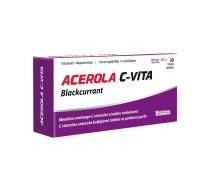 ACEROLA C-Vita tabletes ar upeņu garšu, 30 gab