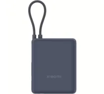 Ārēja baterija Xiaomi 10000mAh Ice Blue ar integrētu USB-C vadu (BHR9341GL)