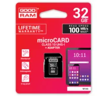 Goodram 32GB microSDHC class 10 UHS I + Adapter (M1AA-0320R12)