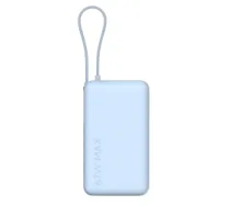 Ārēja baterija Xiaomi 10000mAh 67W Ice Blue ar integrētu USB-C vadu (BHR08NZGL)