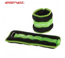 SportVida Ergo Fit Roku un KДЃju atsvari 2 * 0.5KG ar regulД“jamu lipekДјa elementu ZaДјa (SV-HK0032)