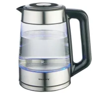 Elektriskā tējkanna Klausberg KB 7888 digitālais temperatūras displejs 1.7L jauda 2200W (KB 7888)
