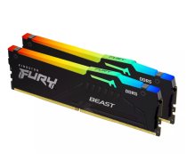 Kingston Technology FURY Beast RGB AtmiЕ†as Modulis 32GB / 2 x 16GB (KF556C40BBAK2-32)