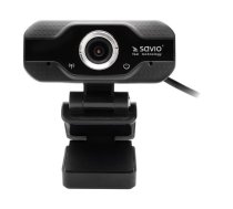 Savio CAK-01 Web Kamera Full HD 1080P ar Mikrofonu Melna (CAK-01)