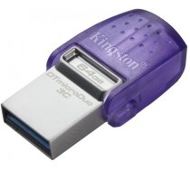 Kingston DataTraveler microDuo 3C 256GB USB Type-A + USB Type-C USB ZibatmiЕ†a (DTDUO3CG3/256GB)