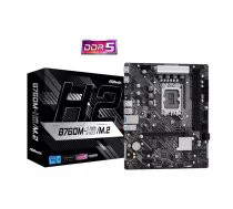 Asrock B760M-H2 M.2 Mātesplate Micro-ATX / Intel B760 / LGA1700 / DDR4 / M.2 (90-MXBN00-A0UAYZ)