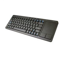 Omega OKB004B Bezvadu KlaviatЕ«ra ar iebuvД“tu TouchPad PriekЕЎ Smart TV / Android / MacOS / Linux / iTV / 2.4 Ghz USB (ENG) (OKB004B)