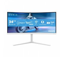 Philips Evnia 5000 34M2C5501A Monitors 34 " / Fast VA / 3440×1400 / HDMI / DisplayPort / 180 Hz (34M2C5501A/00)