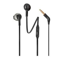 JBL Tune 205 Vadu Austiņas Black (JBLT205BLKE)
