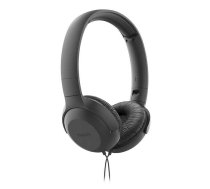 PHILIPS austiЕ†as ar galvas stД«pu un mikrofonu, melnas (TAUH201BK/00)